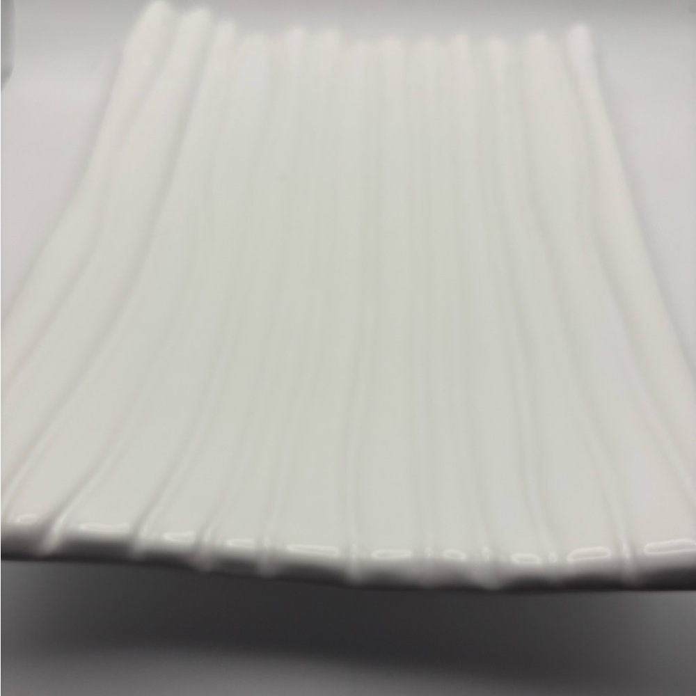 White Asparagus Ceramic Tray/Plate - Picture 5 of 10